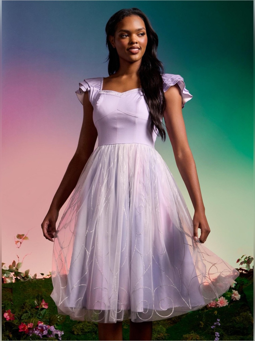 Her Universe Wicked Glenda Glitter Dress